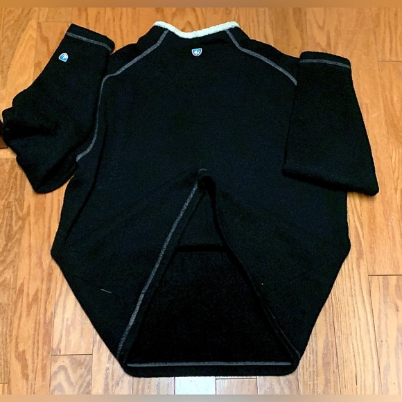 Vtg Men’s XL KUHL Alfpaca Fleece Lightweight Packable Stovepipe Rollneck Sweater - Picture 14 of 14